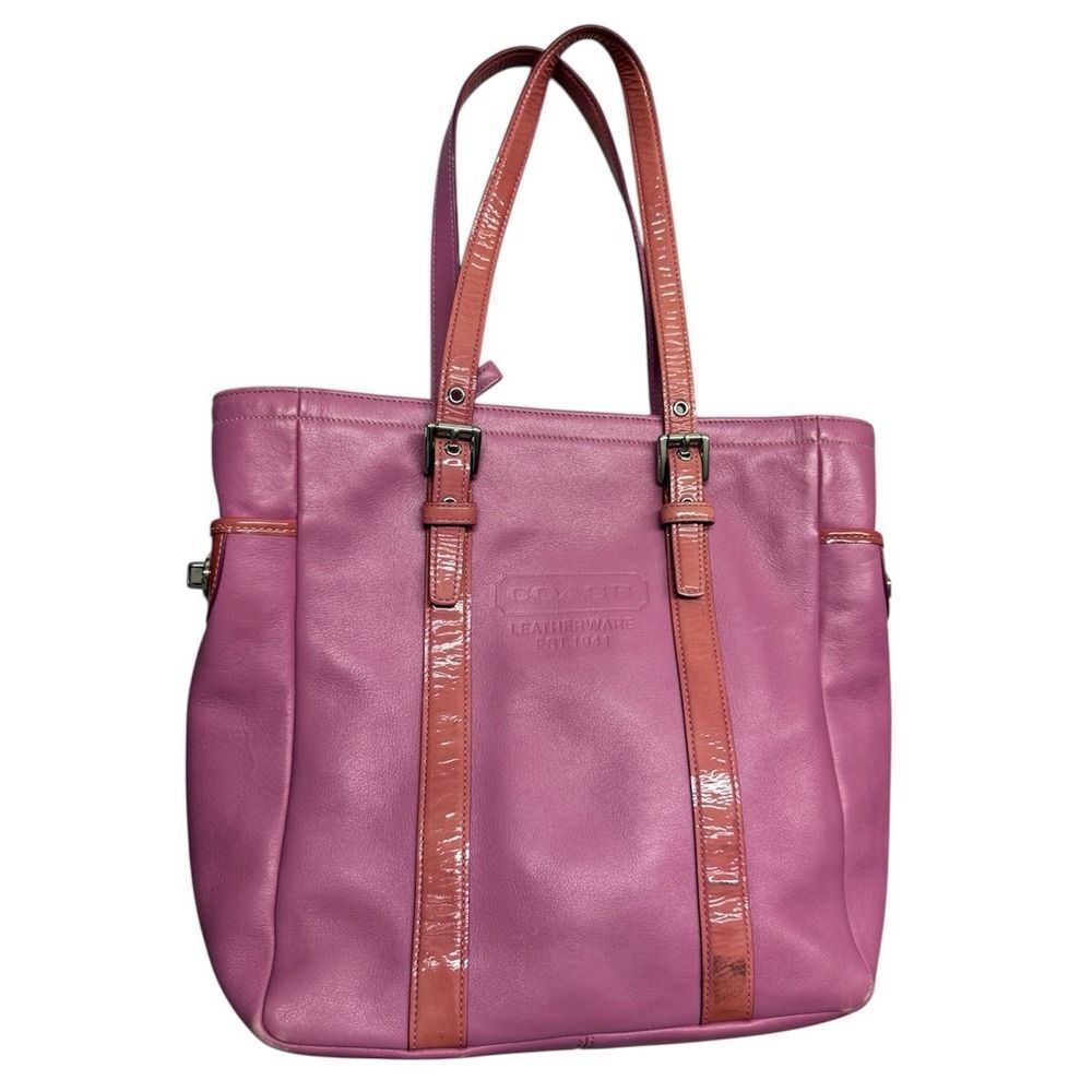 Vintage Coach Leatherware Gallery Tote bag. Barbie Pink. 9762 - Picture 1 of 16